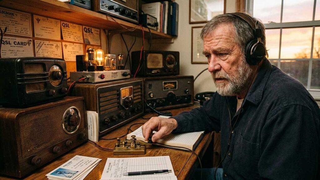 Какво представлява една типична CW-радиовръзка?