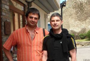 Антон Иванов и Емил Попов - случайна среща в Солун. Антон Иванов и Емил Попов - случайна среща в Солун.