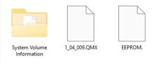 QMX Folder Contents