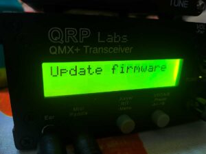 QMX Update Firmware Menu